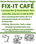 Fix it Cafe flyer