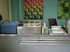Floodbrook_Cafeteria tray and silverware