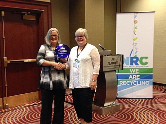 Mary Ann Accepting NRC Award