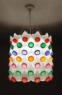 Milk Bottle Lamp Shade by mountdraigo