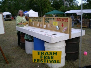 compost sorting at event photo