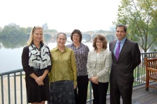 Kristen Brown, Green Waste Solutions; Lynn Rubinstein, Northeast Recycling Council; Jeri Weiss, EPA New England; Kerrin O'Brien photo